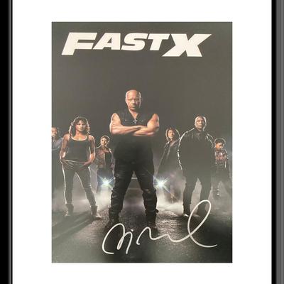 Fast X Vin Diesel signed movie photo