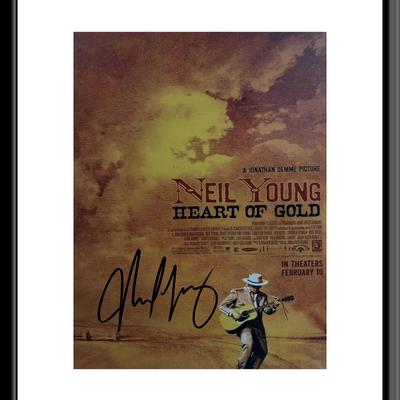 Neil Young signed photo