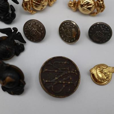 Variety of Military Screw Back Buttons