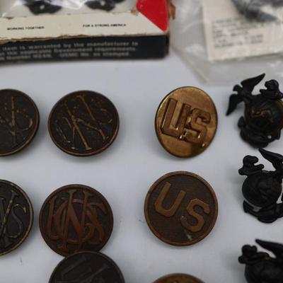 Variety of Military Screw Back Buttons