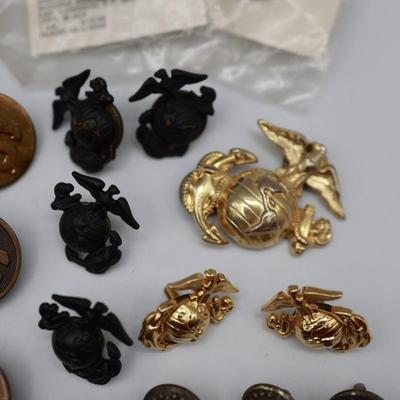 Variety of Military Screw Back Buttons