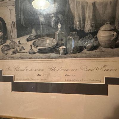 Framed Picture (Chemist In David Geniers Laboratory)