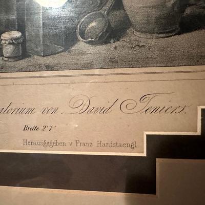 Framed Picture (Chemist In David Geniers Laboratory)