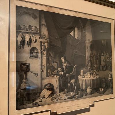 Framed Picture (Chemist In David Geniers Laboratory)