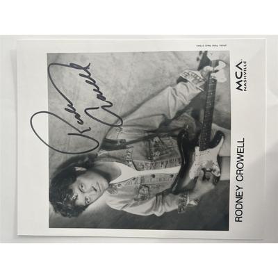 Rodney Crowell signed photo