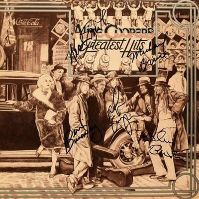 Alice Cooper signed Greatest Hits album