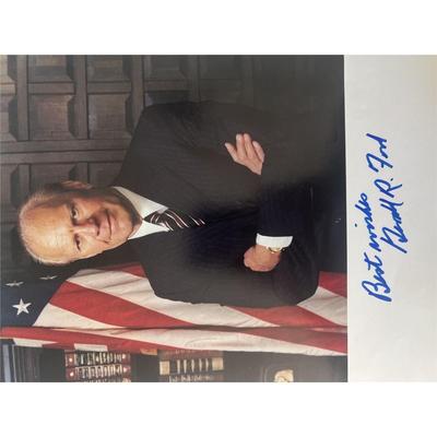 Gerald Ford signed photo