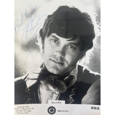 Pop singer Oliver signed photo