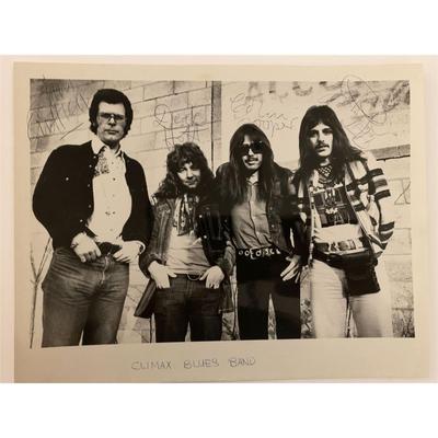 Climax Blues Band signed photo