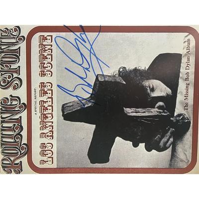 Bob Dylan signed photo