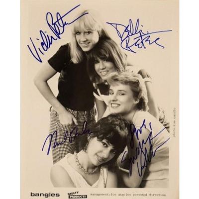 The Bangles signed photo