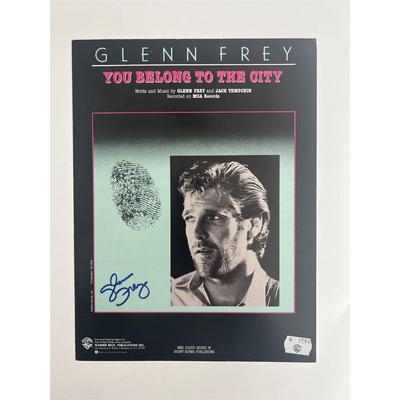  Glenn Frey signed sheet music