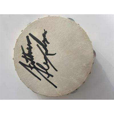 Arthur Alexander signed tambourine