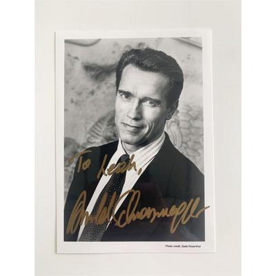 Arnold Schwarzenegger Signed Photo