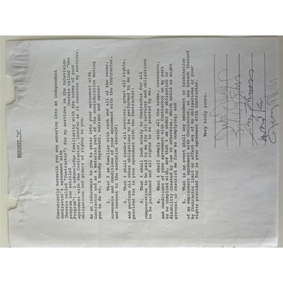 New York Dolls signed contract