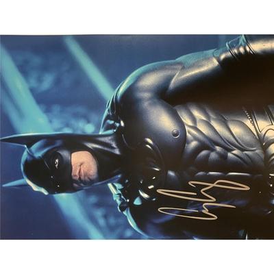 Batman & Robin George Clooney signed movie photo