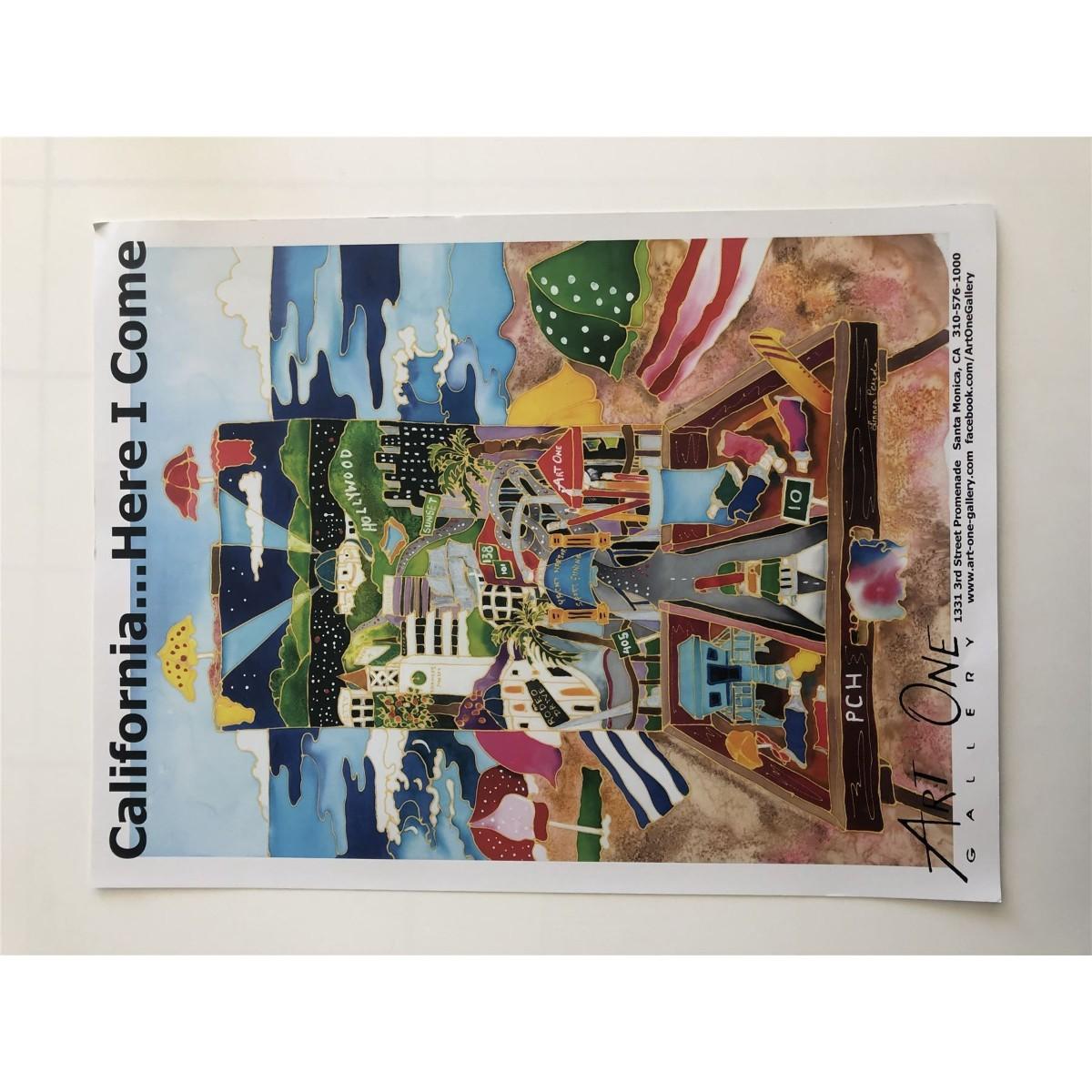Art One Gallery Poster - California...Here I Come | EstateSales.org
