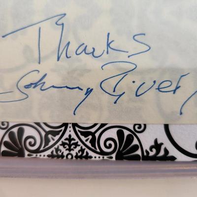 Guitarist Johnny Rivers Autograph
