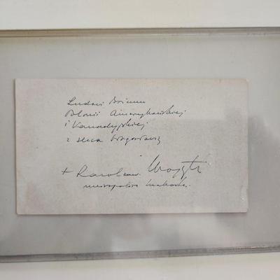 Autograph of Pope St. John Paul the Great