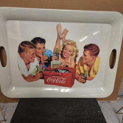 Coca-Cola tray lot.
