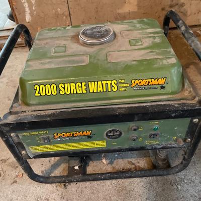 2000 watt sportsman generator NOT STARTED