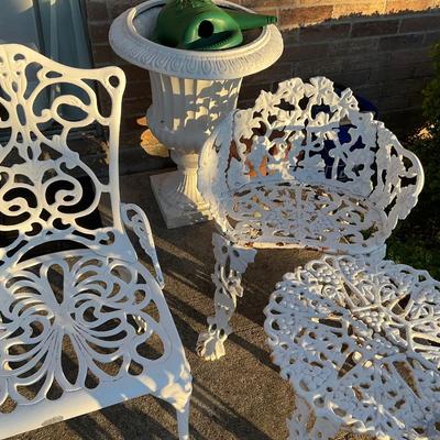 Great Condition Cast Iron Patio Set #1