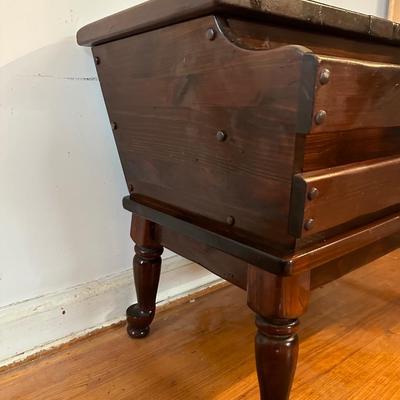 Vintage Kling Colonial Dough Box Table