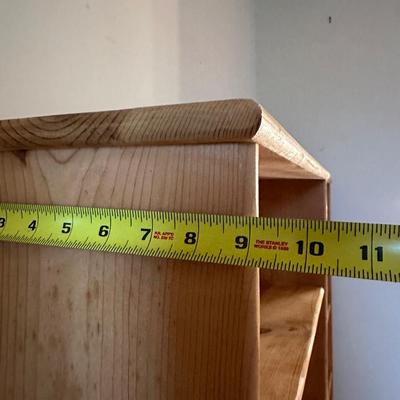 Two Wood Bookshelves