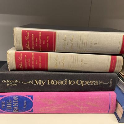 Lot of Books on Music: Big Bands, Opera, Encyclopedia of the Great Composers & Benny Goodman Books