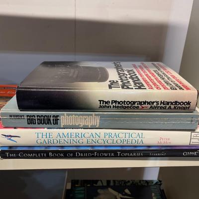 Lot of Books on Photography & Gardening
