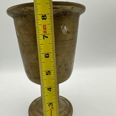 Antique Brass Mortar