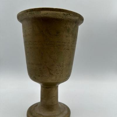 Antique Brass Mortar
