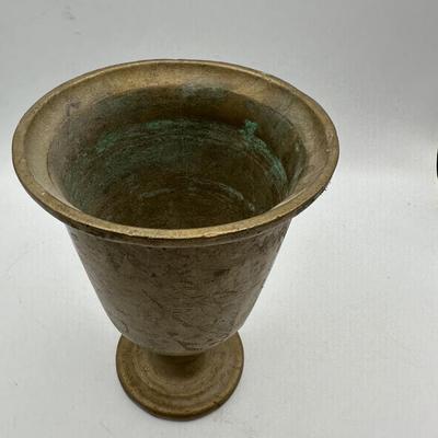 Antique Brass Mortar
