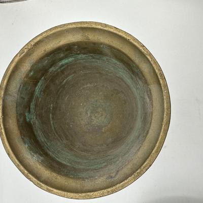 Antique Brass Mortar