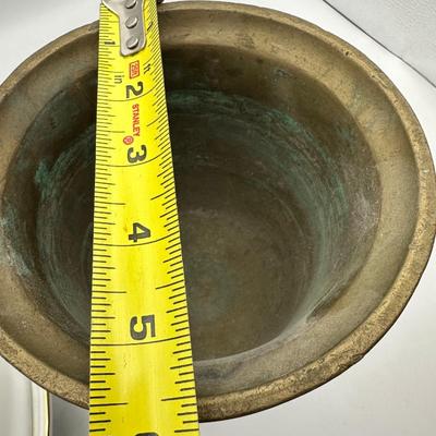 Antique Brass Mortar