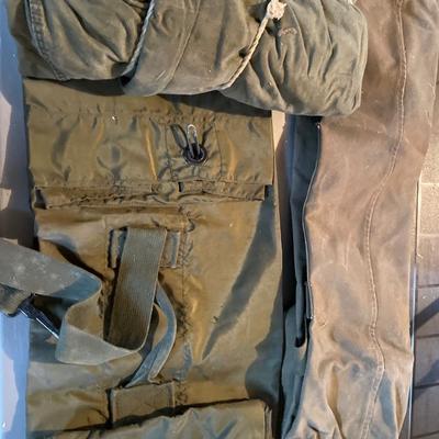 Vintage military bags