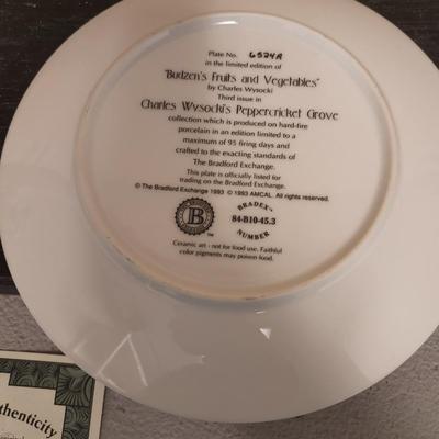 Set of 7 collector plates