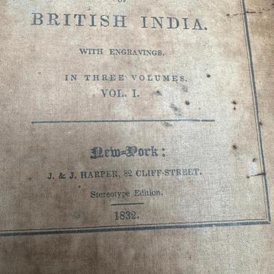 1832 Family Library: History of British India