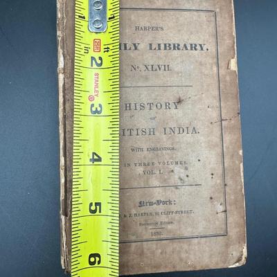 1832 Family Library: History of British India