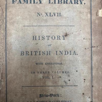 1832 Family Library: History of British India
