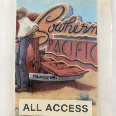 Southern Pacific All Access Backstage Pass