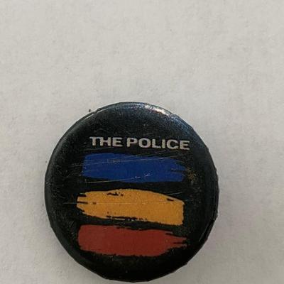The Police Synchronicity vintage pin 