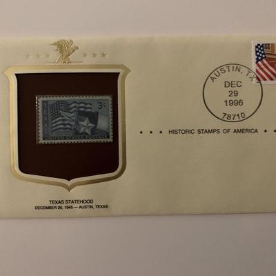 Texas Statehood - First Day Cover - Austin, TX. - 1996
