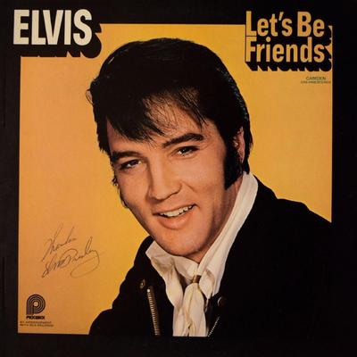 Elvis Presley signed Letâ€™s Be Friends album