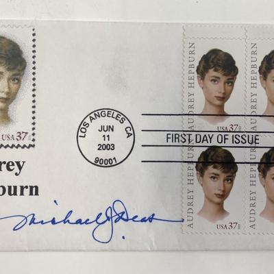 Audrey Hepburn signed First Day Cover 