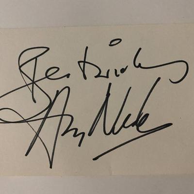 Anthony Newley signature cut