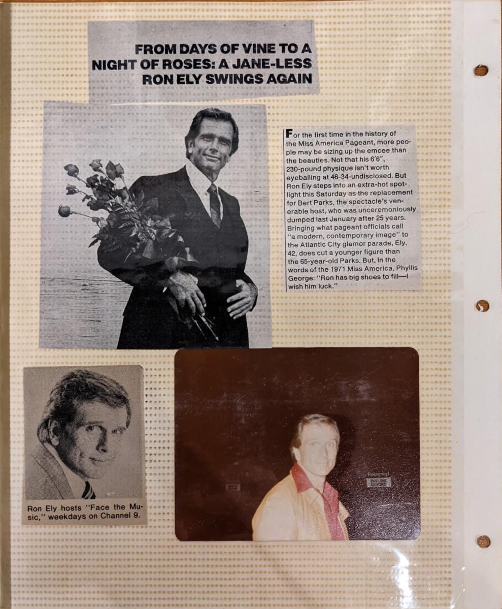 Ron Ely Original Photo Album Page | EstateSales.org