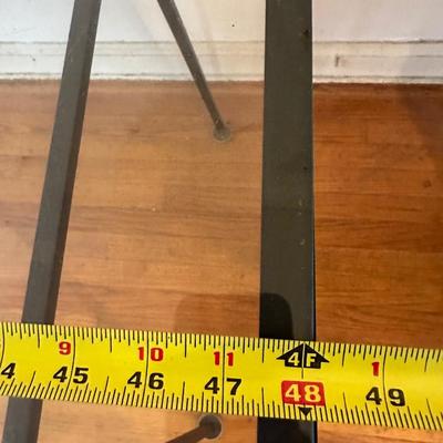 Four Vintage Wrought Iron Chairs & Table (See description)