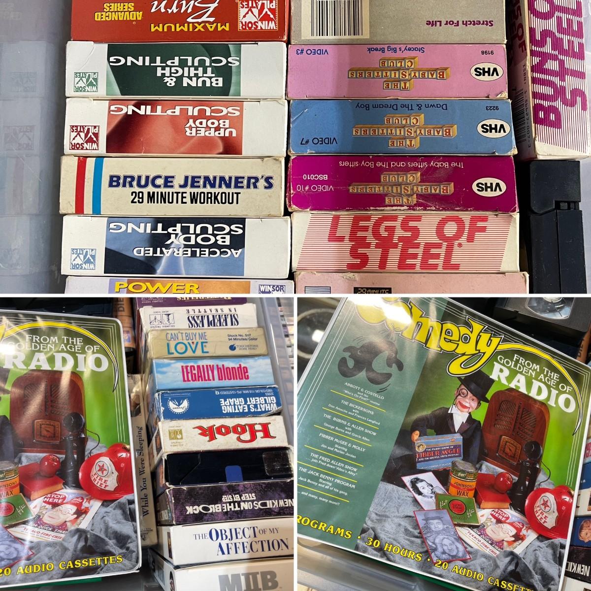 Vintage VHS store tapes