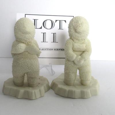 Two Older Dept 56 Snowbaby Figures: Is That For Me?